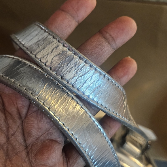 Burberry Silver Beat Check Nylon Victoria Tote - Picture 10 of 10